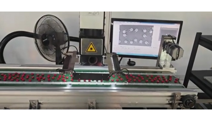 鋁合金陽極氧化前后視覺打標工藝對比解決方案